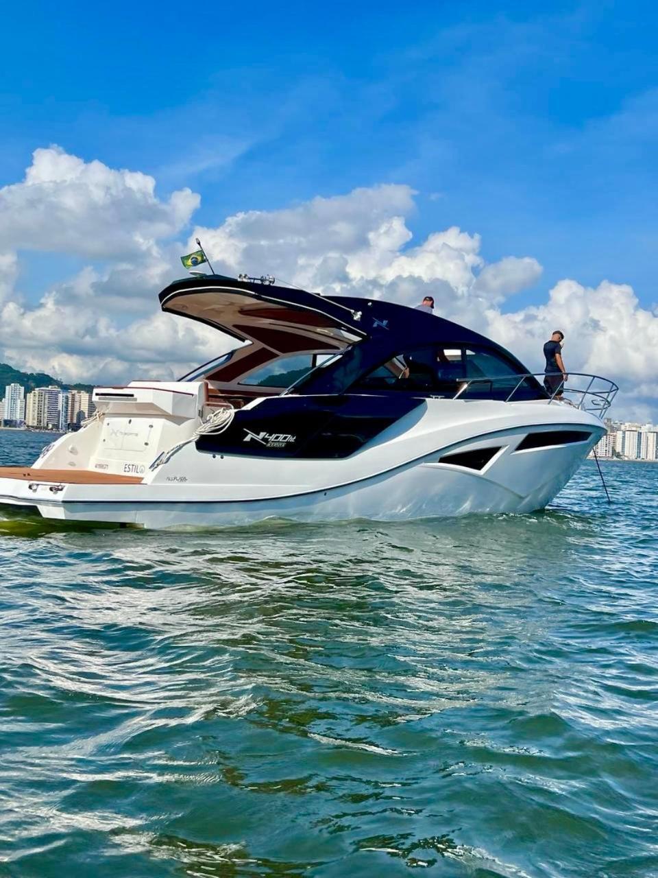 Apartamento Impecavel Completo Proximo A Praia Com Barco Opcional กัวรูจา ภายนอก รูปภาพ