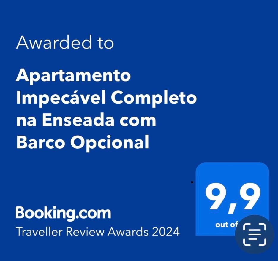 Apartamento Impecavel Completo Proximo A Praia Com Barco Opcional กัวรูจา ภายนอก รูปภาพ